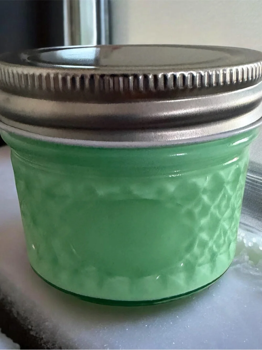 Woodland snow handmade apricot soy 7oz candle